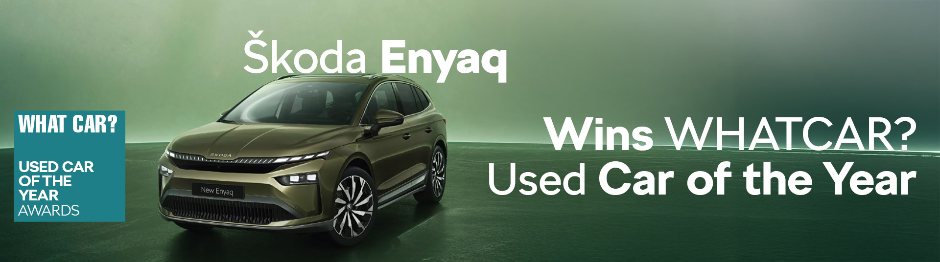 The Skoda Enyaq has won WHATCAR? Used Car of the Year. 