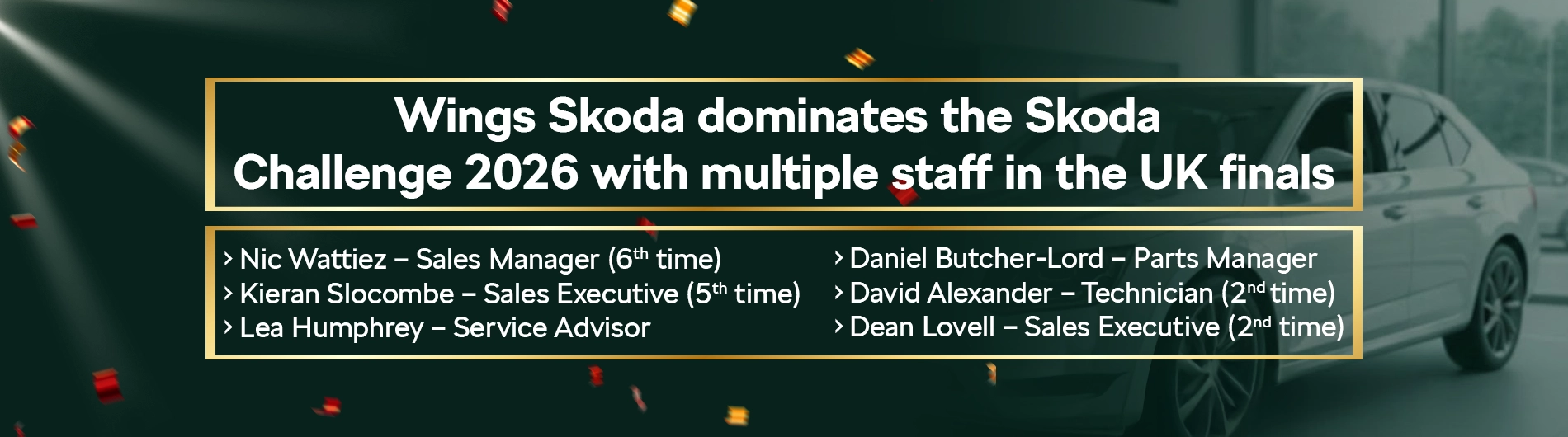 Wings Skoda Dominate Skoda Challenge 2026